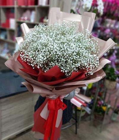 Букет цветов из: Гипсофила в Опытное Поле