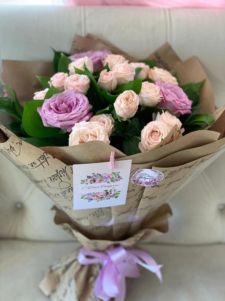 Букет цветов из: Розы в Опытное Поле