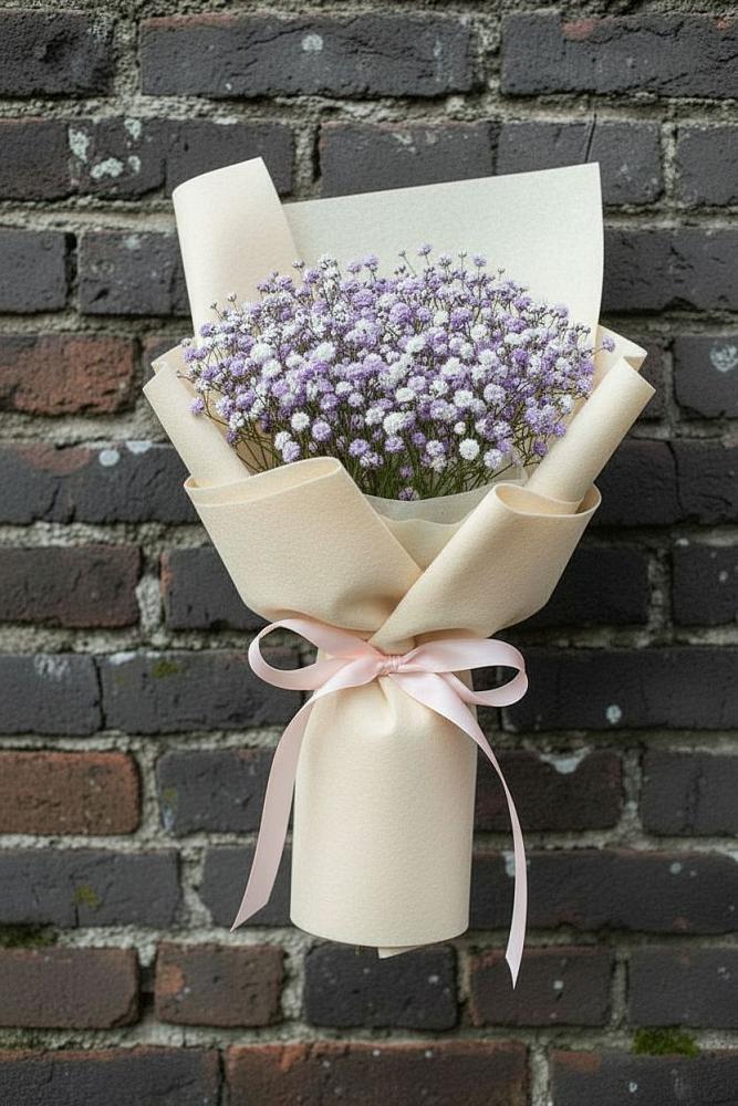 Букет цветов из: Гипсофила в Опытное Поле