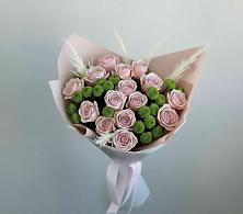 Букет цветов из:  Розы и Хризантемы в Опытное Поле