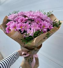 Букет цветов из:  Хризантемы #REPLACE_PRED# Опытное Поле