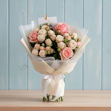 Букет цветов из:  Розы #REPLACE_PRED# Опытное Поле