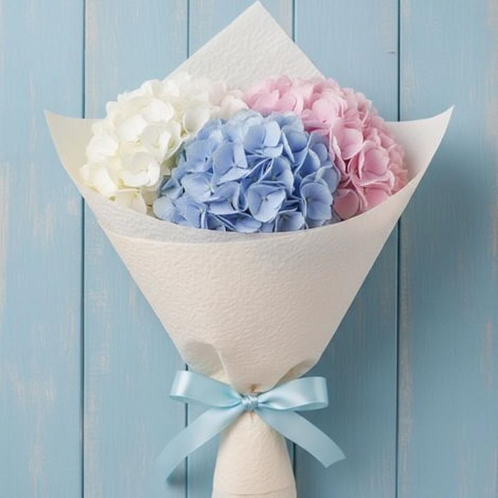 Букет цветов из: Гортензия в Опытное Поле
