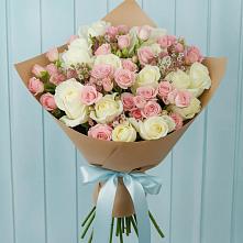Букет цветов из:  Розы в Опытное Поле